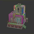 Sci-fi Items Sci-fi Components High-tech Components Sci-fi Equipment Sci-fi Scene Sci-fi Environment Game Scene 3d model