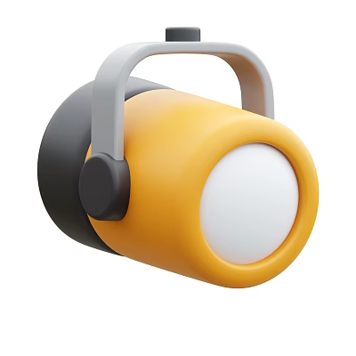 Modern Searchlight Cartoon Searchlight Cartoon Searchlight 3d model