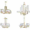New Chinese Chandelier 3d model