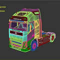 Volvo Heavy Duty Truck With Modern Design And Aerodynamic Cab