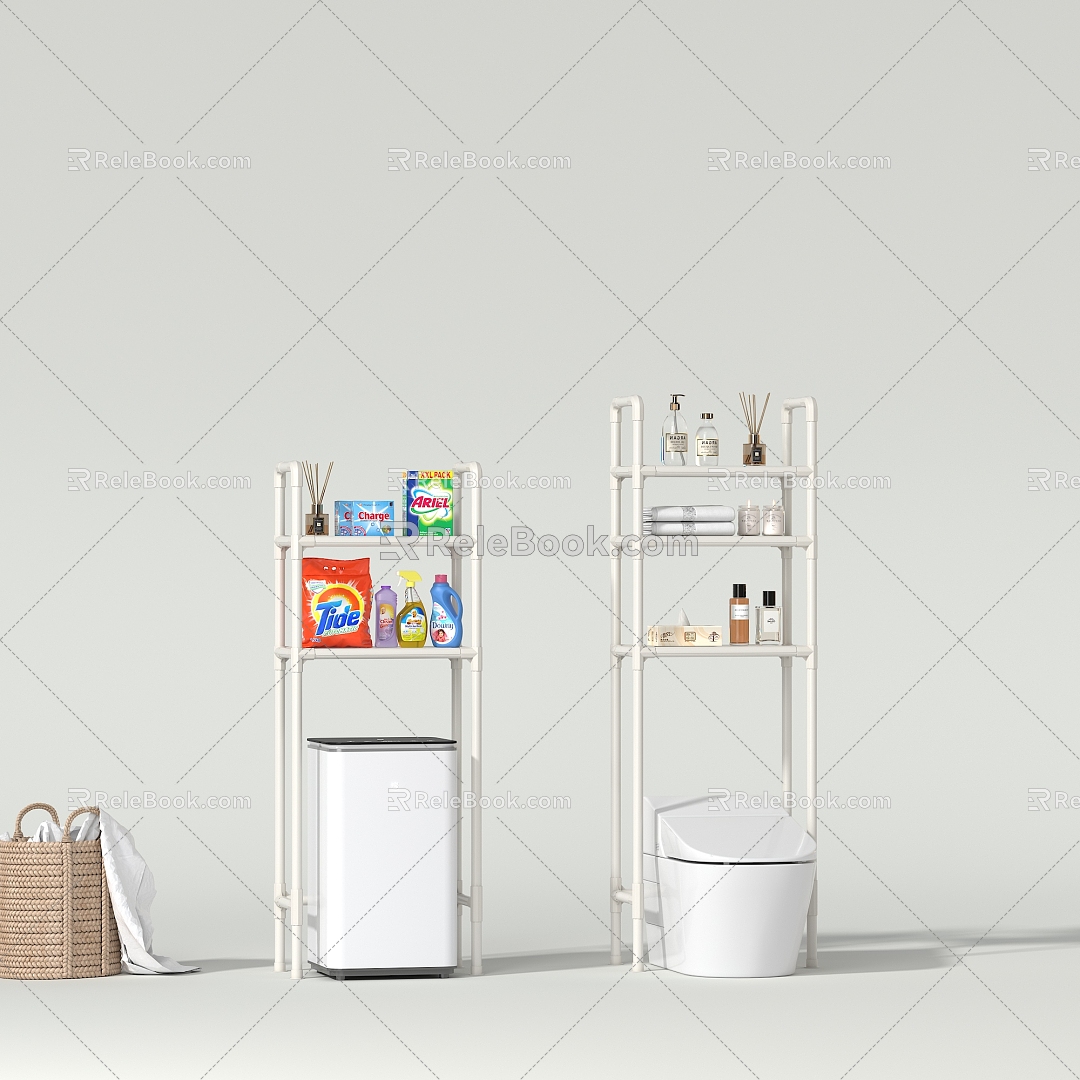 Toilet Storage Rack 3d model