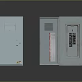 Computer Power Control Box Open Closed With Internal Wiring And Switches