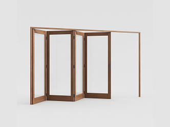 modern folding door 3d model