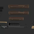 Tactical Firearm Components With Brown Black Rail Systems Magazines And Accessories