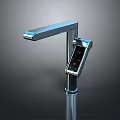 Modern Stainless Steel Smart Kitchen Faucet With Digital Display And Sleek Design