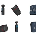 Collection of Camera Gear Featuring Action Cameras Lenses and Compact Cameras