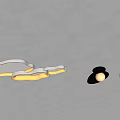 modern ceiling lamp 3d model