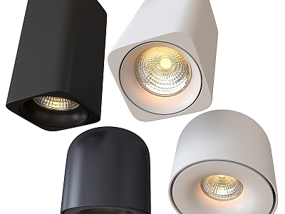 Modern Downlight Spotlights Scandinavian Loft Minimalist Hi-Tech suit 3d model