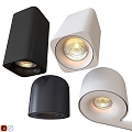 Modern Downlight Spotlights Scandinavian Loft Minimalist Hi-Tech suit 3d model