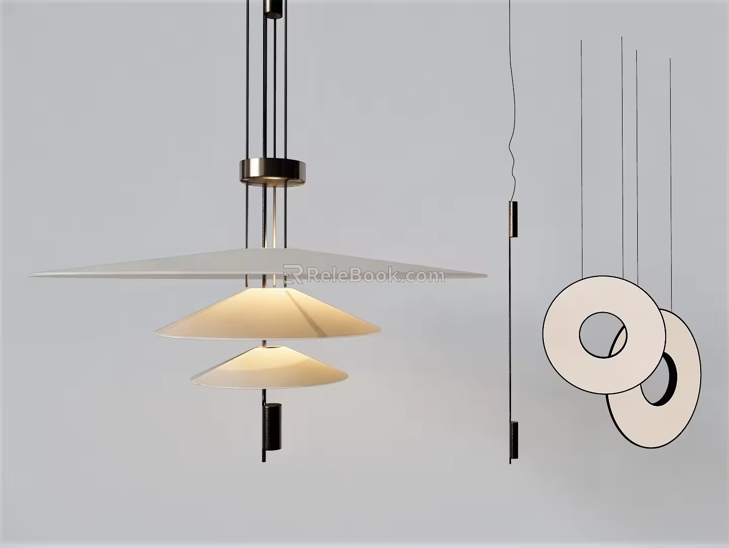 Modern Chandelier Art Chandelier Decorative Chandelier Reading Lamp 3d model