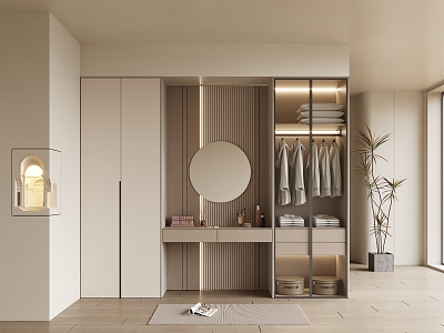 Modern wardrobe 3d model