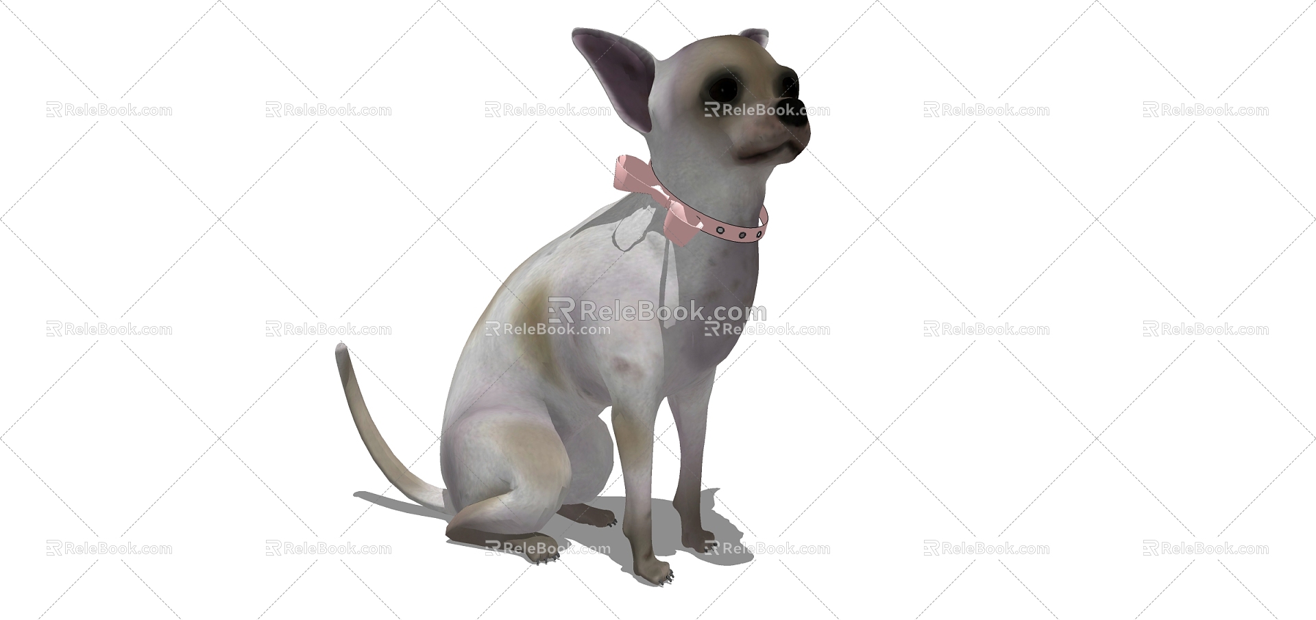 Modern Dog Animal Dog 3d model