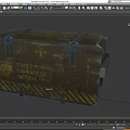 Military Wooden Boxes Material Boxes Wooden Boxes Cargo Boxes Wooden Boxes Container Transport Boxes Low Face Number Low Mold Simple Mold Game Video Level 3d model
