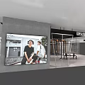 GUYS&SOUL Clothing Store Interior Design With Display Racks And Wooden Table
