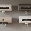 Wall Mounted Electric Water Heaters With Digital Display In Various Colors For Home Use