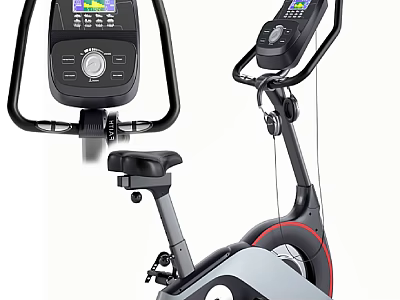 Fitness Exercise Bike With LCD Display And Control Panel For Home Fitness Workouts 3d model