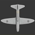 Detailed Silver Cosmic Aerospace Model Showcasing Vintage Aviation Design Structure