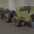 Truck Heavy Truck Heavy Vehicle MAZ543 Missile Transporter Armored Vehicle Transporter Low Face Number Low Model Times Film and Television Level 3d model