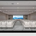 Modern Conference Room Interior Design With Wooden Walls Long Table Ceiling Light Strips And Seats