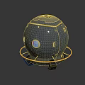 modern life-support capsule life-support system 3d model