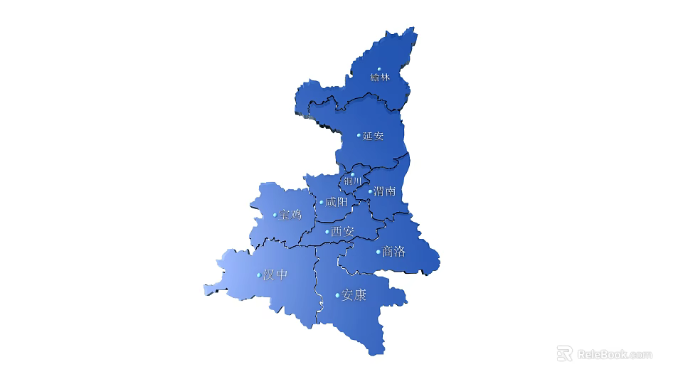 Chinese Map Themed Wall Decor Featuring City Names And Regional Borders 3d model 