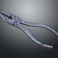 Rusty Hardware Pliers Tool For Home Repair And DIY Workshop Tasks 3d model