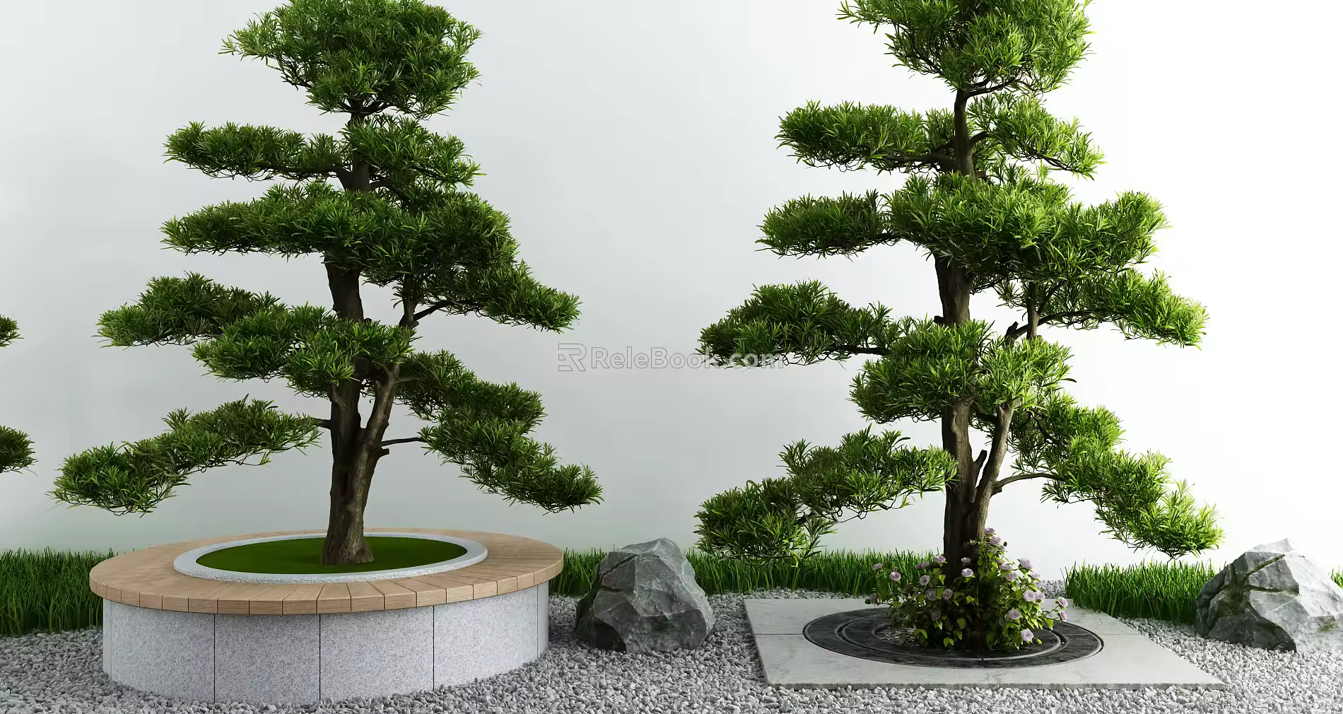 Modern Tree Landscape Tree 3d model