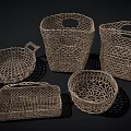 Agricultural Equipment Woven Baskets Various Shapes Sizes For Farm Harvesting Storage