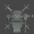 Weapon Four-legged Mecha 3d model