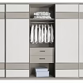 Modern Wardrobe Design With Sliding Doors Drawers And Hanging Storage Space