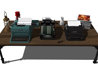 typewriter 3d model