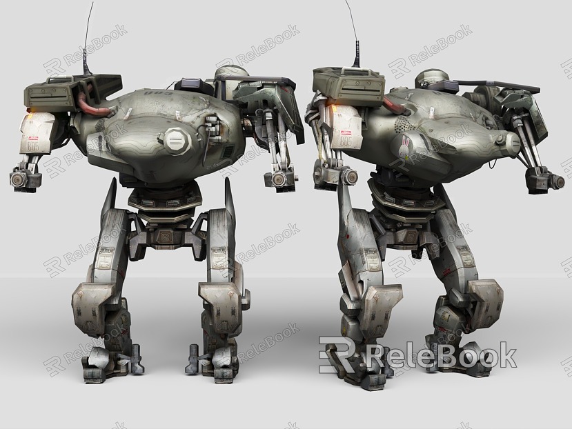 Mecturer century sci-fi style cyberpunk style sci-fi robot robot mechanic war machine model