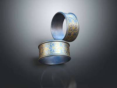 Modern Bracelet Anklet 3d model
