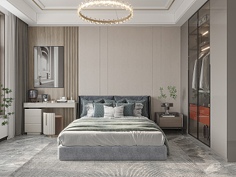 Modern Bedroom 3d model