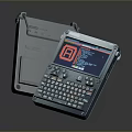 Industrial Handheld Terminal With Color Display Screen And Numeric Keypad