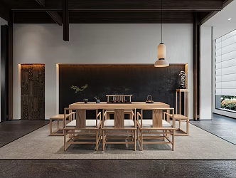 New Chinese Tea Room 3d model