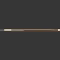 Straight Razor Weapon With Wooden Handle Shiny Metal Blade And Sleek Design