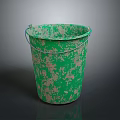 Plastic Bucket Plastic Bucket Pot Container 3d model