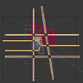 Aerial View Planning of Modern High Rise Residential Buildings With Greenery Roads and Surroundings