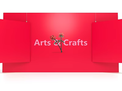 Live broadcast room background red hook lock steel wire hanging rope net red hot play lawn Taobao outdoor activities classic common tour year 3d model