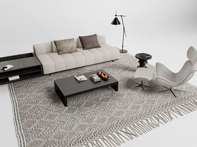 Modern Sofa Coffee Table Combination Sofa Coffee Table model