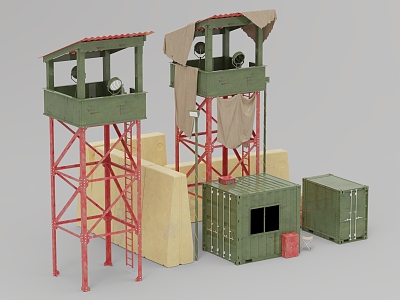 Facility Lookout 3d model