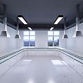 Modern Laboratory Laboratory Inorganic Pretreatment Room and Atomic Absorption Room 3d model