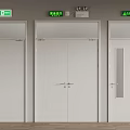 Different Styles Of White Security Doors With Single Double And Glass Panel Designs
