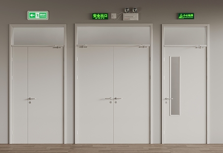 Entry door security door 3d model