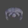 Venom Game Movie Character Black Symbiote With White Glowing Eyes And Red Chest Symbol