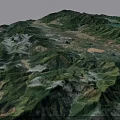 Aerial Planning View of Mountainous Terrain With Winding Rivers and Lush Green Landscapes