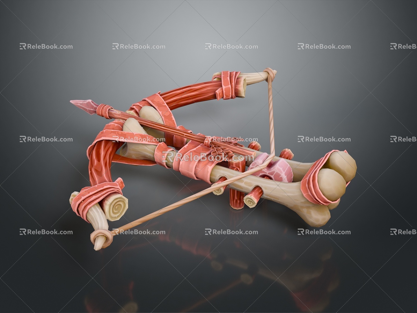 Crossbow Crossbow Crossbow Crossbow Mechanical Crossbow Shift Bow and Arrow Shoot Far Equipment Weapons High-tech Crossbow 3d model