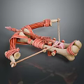 Crossbow Mechanical Crossbow Shift Bow and Arrow Shoot Far Equipment Weapons High-tech Crossbow 3d model