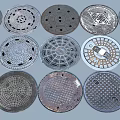 Various Designed Metal Manhole Covers For Urban Road Drainage Infrastructure